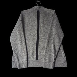 Nike Men's Charcoal Zip-Up Running Sweater - Awesome and warm for runners!